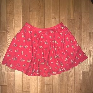 Floral Mini Skirt
